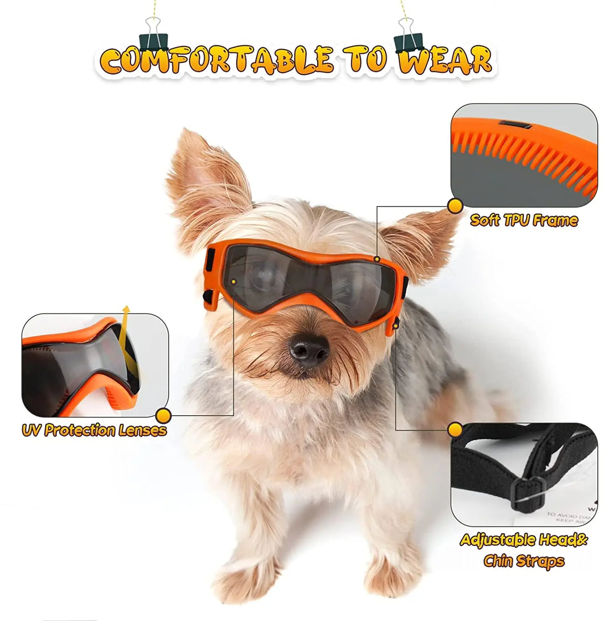 Gafas Protectoras UV para Perros y Gatos