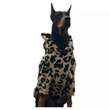 Manta Hoodie Premium para Perros – Diseño Leopardo