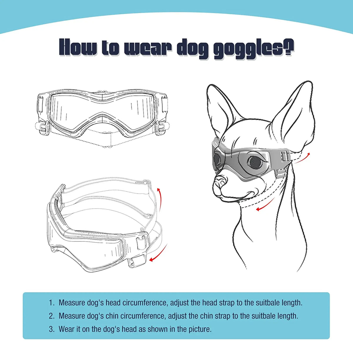 Gafas Protectoras UV para Perros y Gatos
