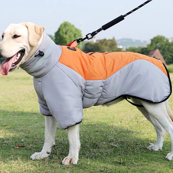 Parka térmica impermeable para perros medianos y grandes FastPet